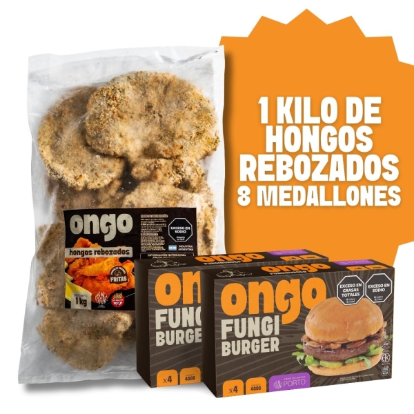 Hongos Rebozados + 8 Medallones