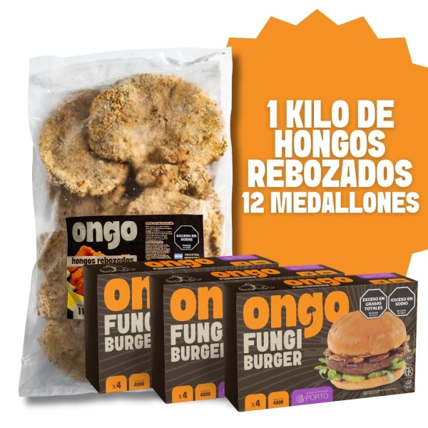 Hongos Rebozados + 12 Medallones