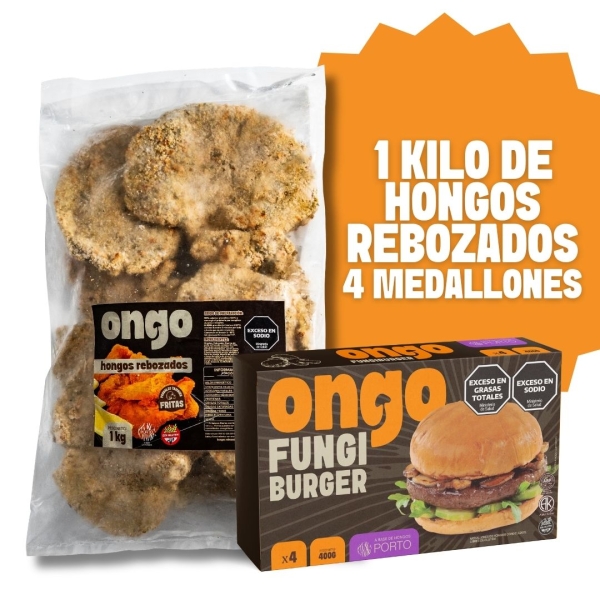 Hongos Rebozados + 4 Medallones